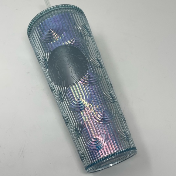 Starbucks Other - LV # STARBUCKS IRIDESCENT 24oz COLD TRAVEL CUP SIREN LOGO 2022